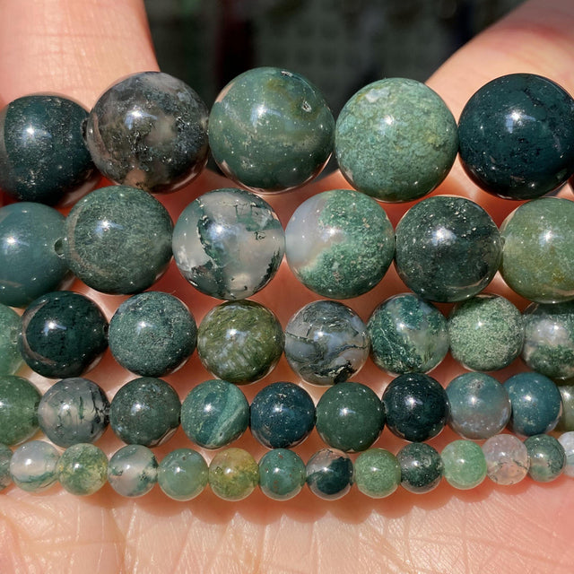 Jades Round Beads for Jewelry Making Diy