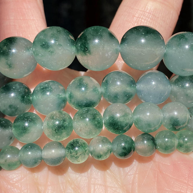 Jades Round Beads for Jewelry Making Diy