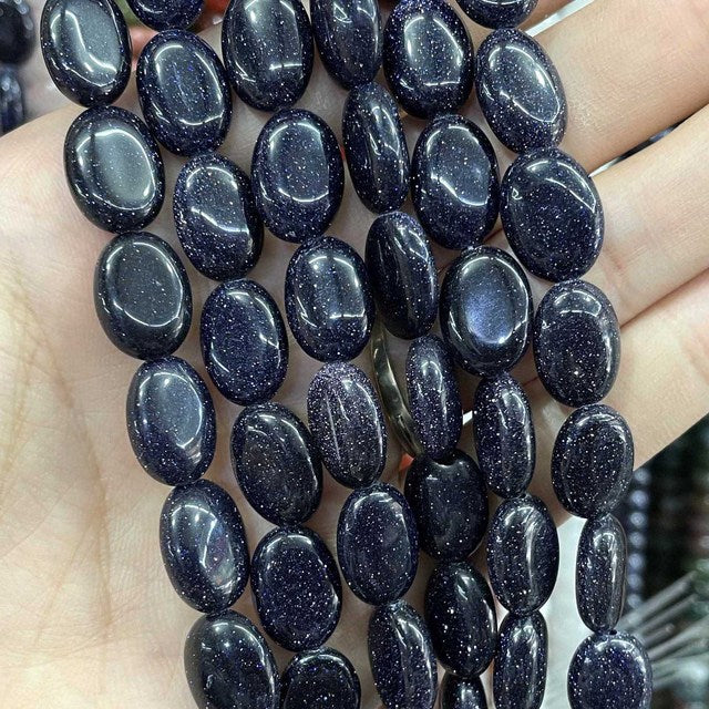 Natural Stone Oval Shape Agates Beads