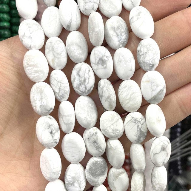Natural Stone Oval Shape Agates Beads