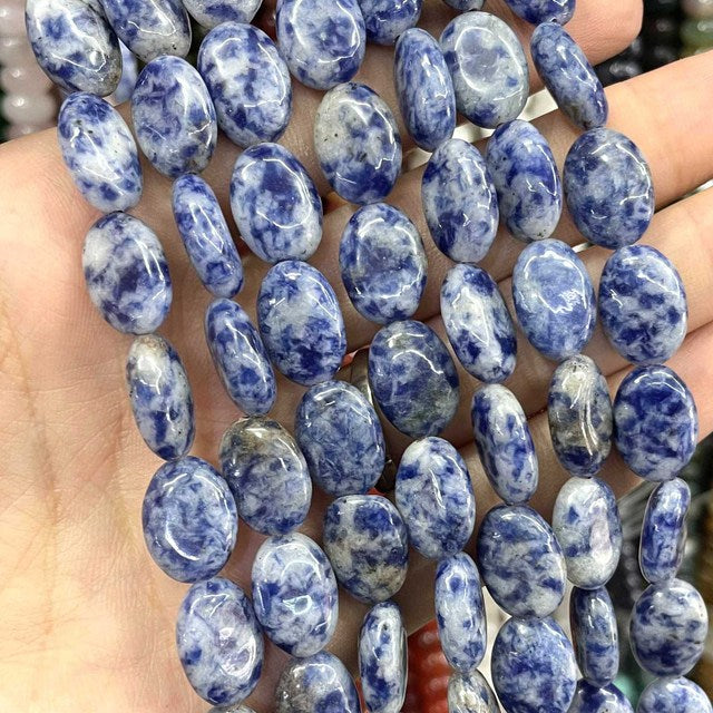 Natural Stone Oval Shape Agates Beads