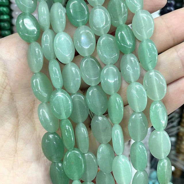 Natural Stone Oval Shape Agates Beads