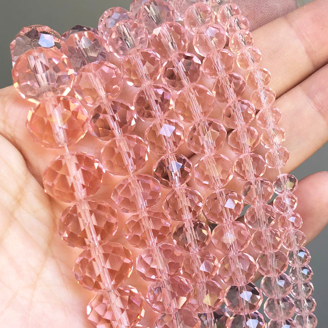 Wholesale Natural Stone Pink Round Beads