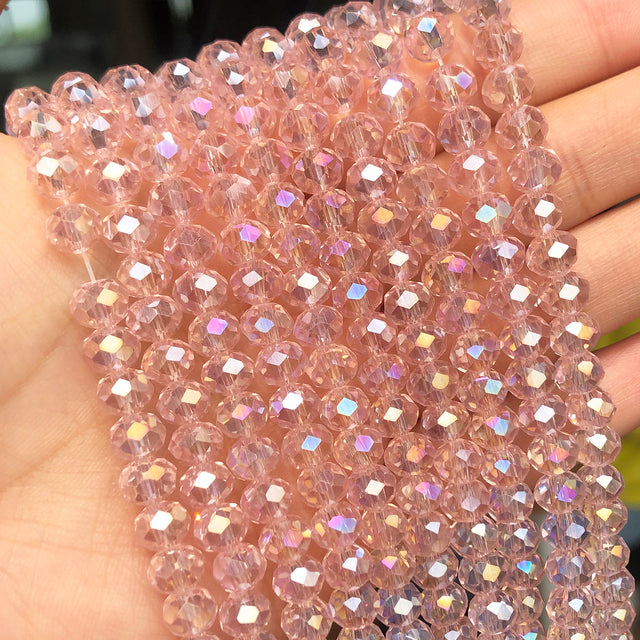 Wholesale Natural Stone Pink Round Beads