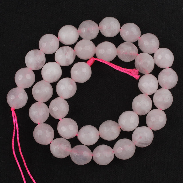 Wholesale Natural Stone Pink Round Beads