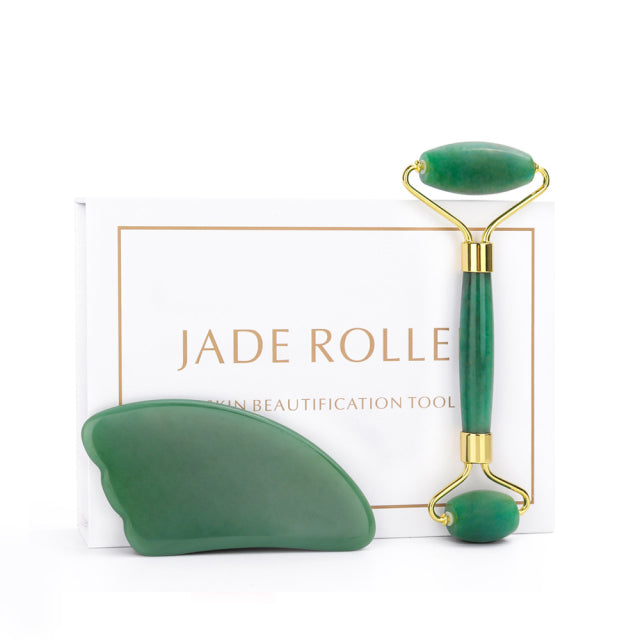 Rose Quartz Roller Facial Jade Roller Stone