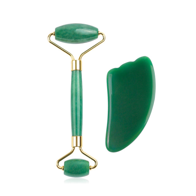 Rose Quartz Roller Facial Jade Roller Stone