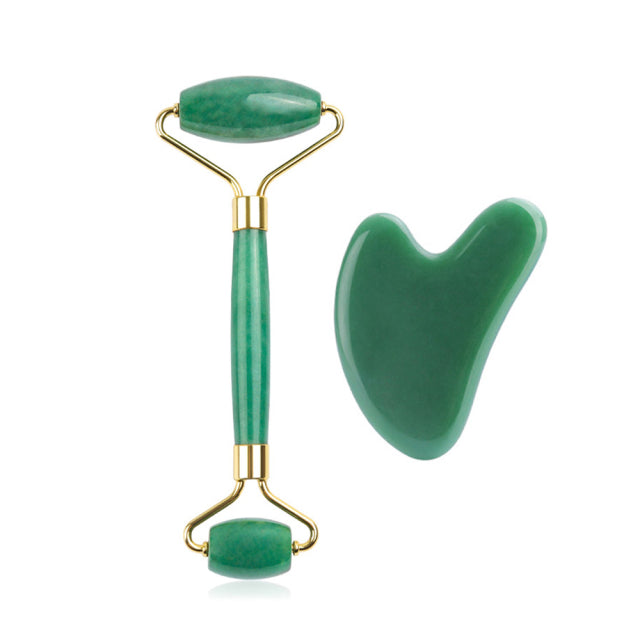 Rose Quartz Roller Facial Jade Roller Stone