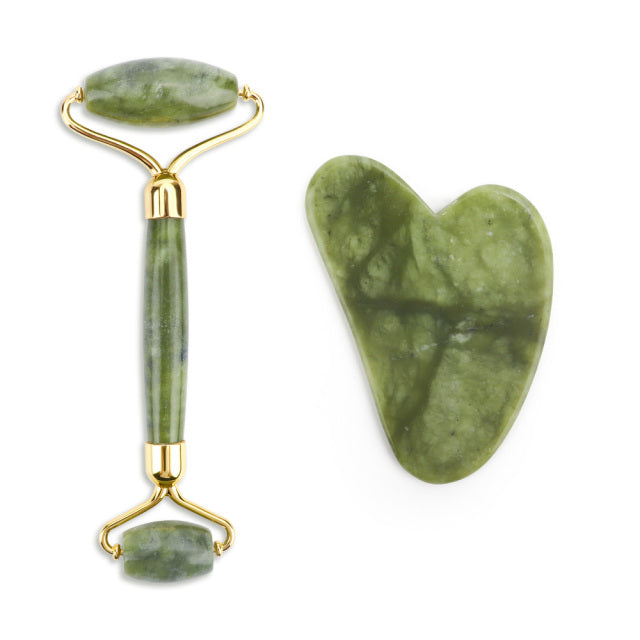 Rose Quartz Roller Facial Jade Roller Stone