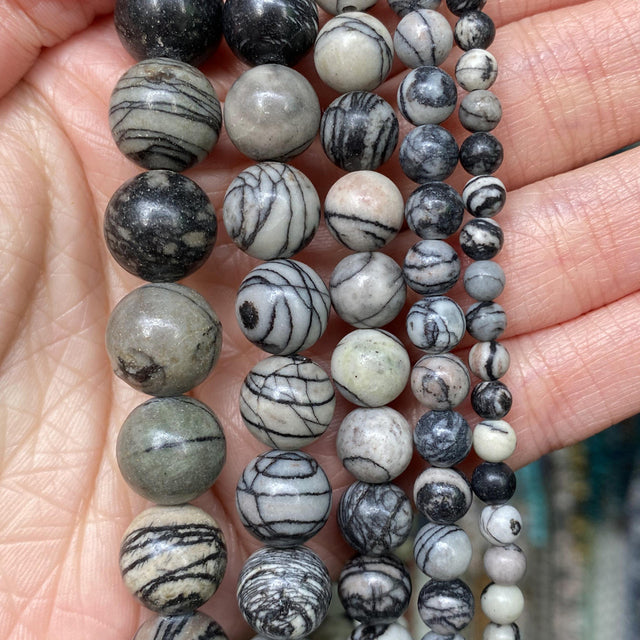 Natural Stone Round Beads for Jewelry