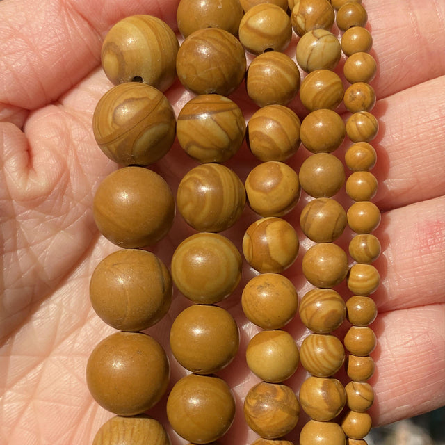 Natural Stone Round Beads for Jewelry