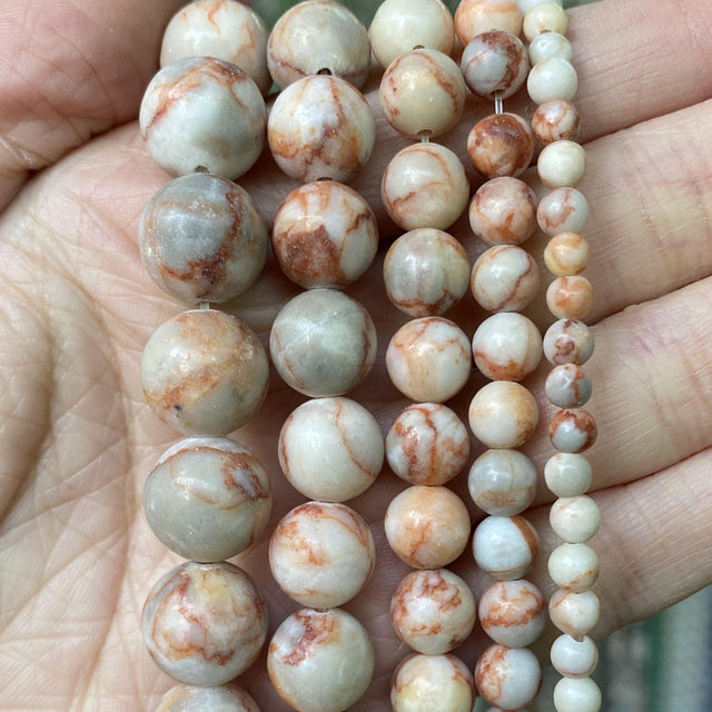 Natural Stone Round Beads for Jewelry