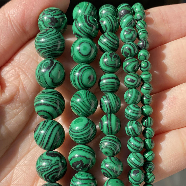 Natural Stone Round Beads for Jewelry