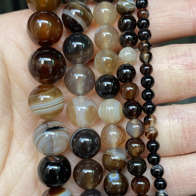 Natural Stone Round Beads for Jewelry
