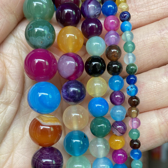 Natural Stone Round Beads for Jewelry