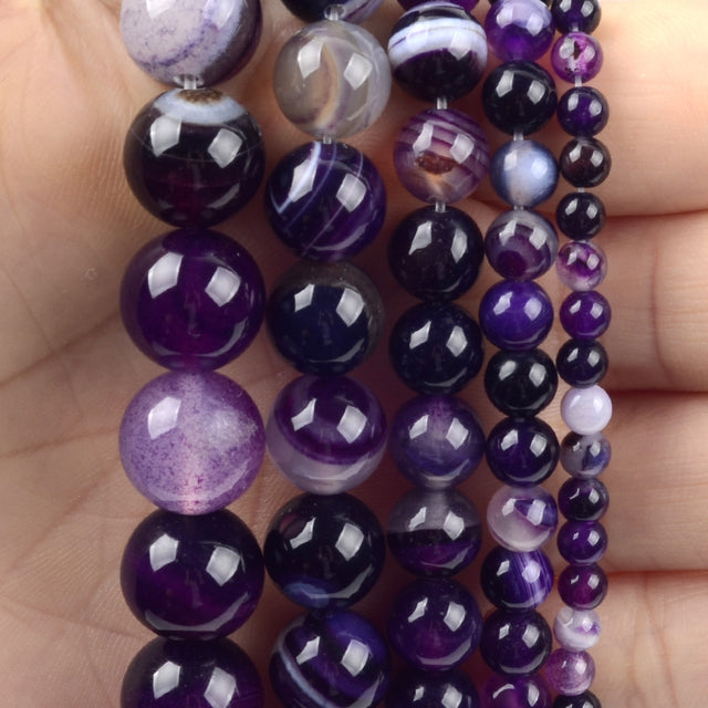 Natural Stone Round Beads for Jewelry