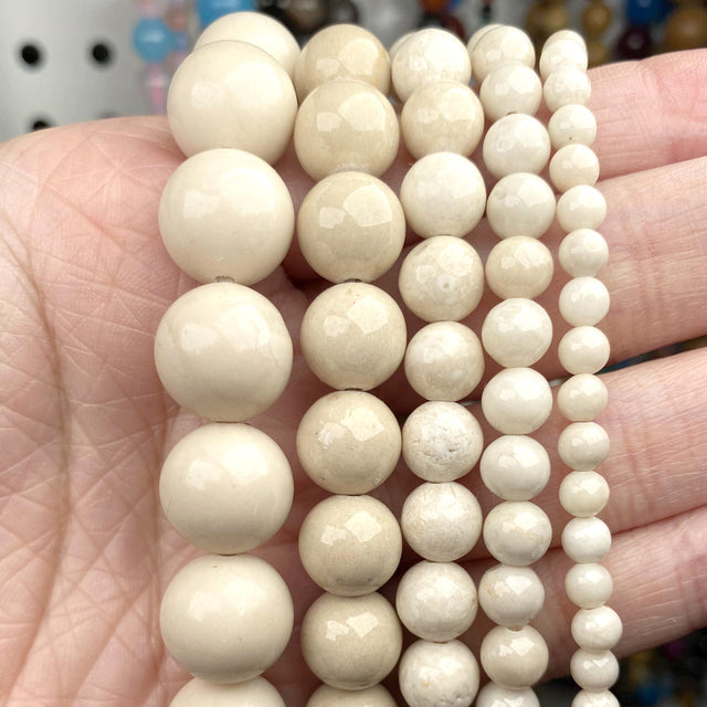 Natural Stone Round Beads for Jewelry