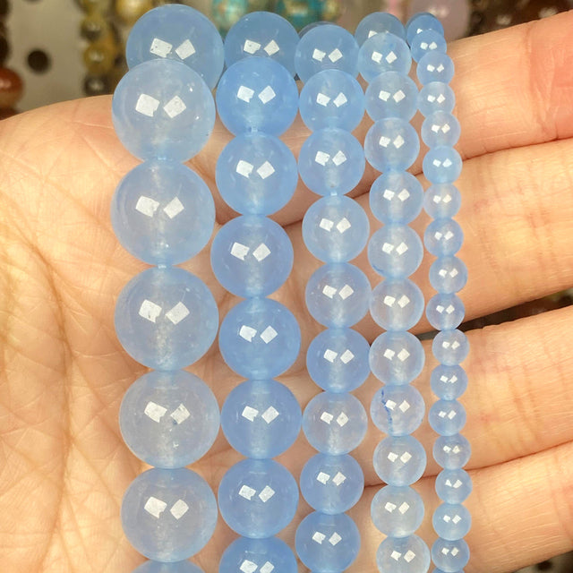Natural Stone Round Beads for Jewelry