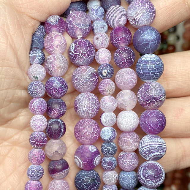 Natural Stone Round Beads for Jewelry