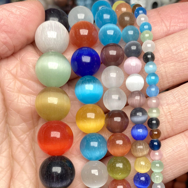 Natural Stone Round Beads for Jewelry