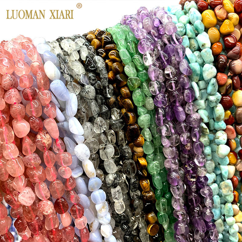 Amazonite Jades Amethysts Grave Beads DIY Bracelet Necklace