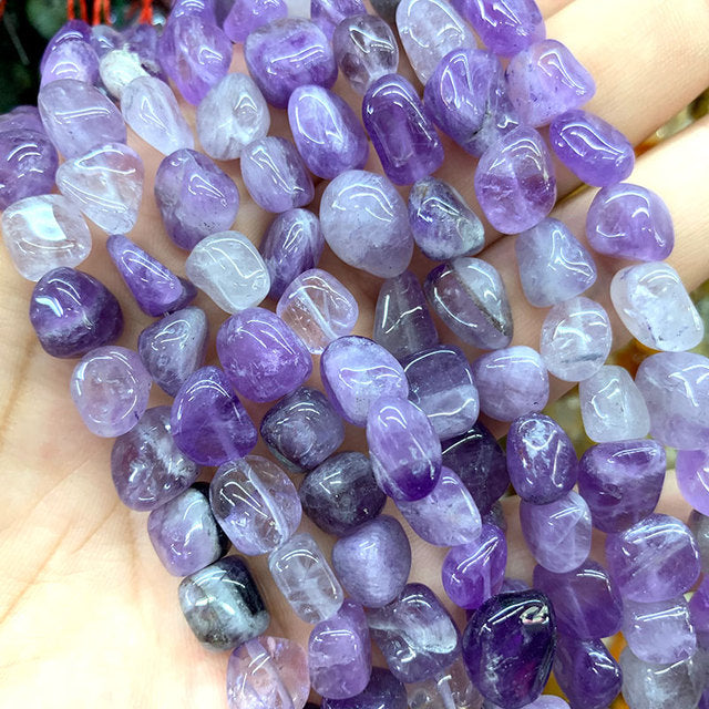 Amazonite Jades Amethysts Grave Beads DIY Bracelet Necklace