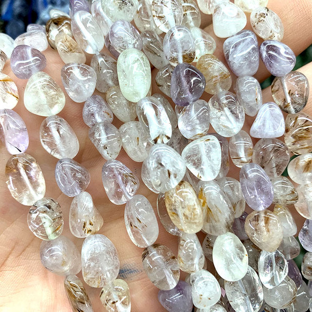 Amazonite Jades Amethysts Grave Beads DIY Bracelet Necklace