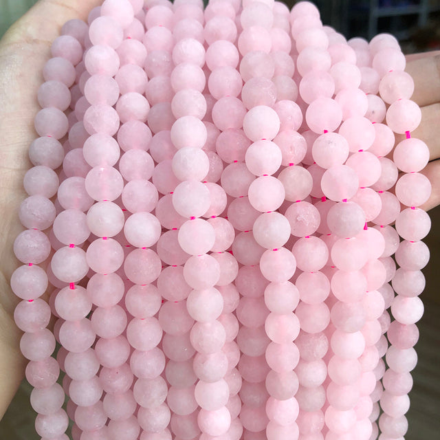 Natural Orange Jades Chalcedony Stone Beads
