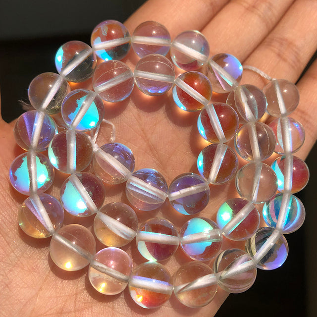 Natural Orange Jades Chalcedony Stone Beads
