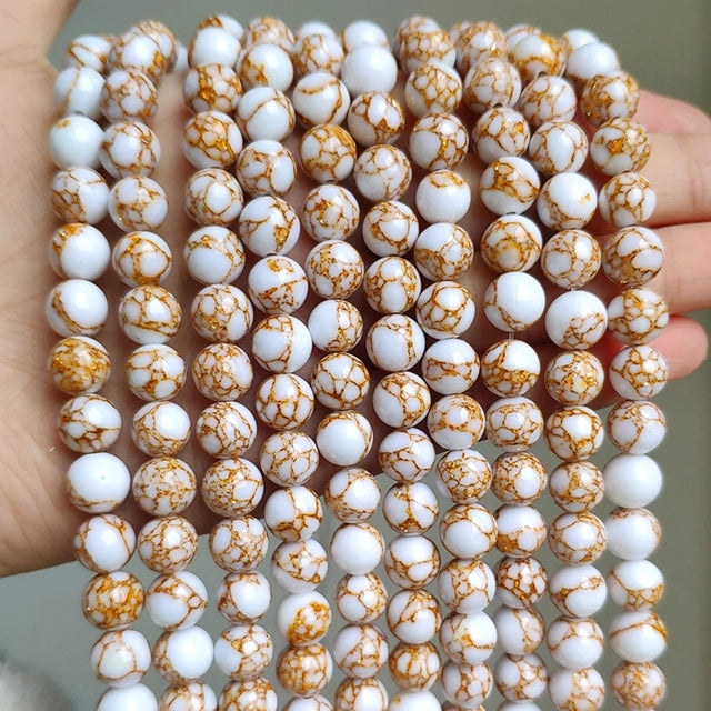 Natural Orange Jades Chalcedony Stone Beads