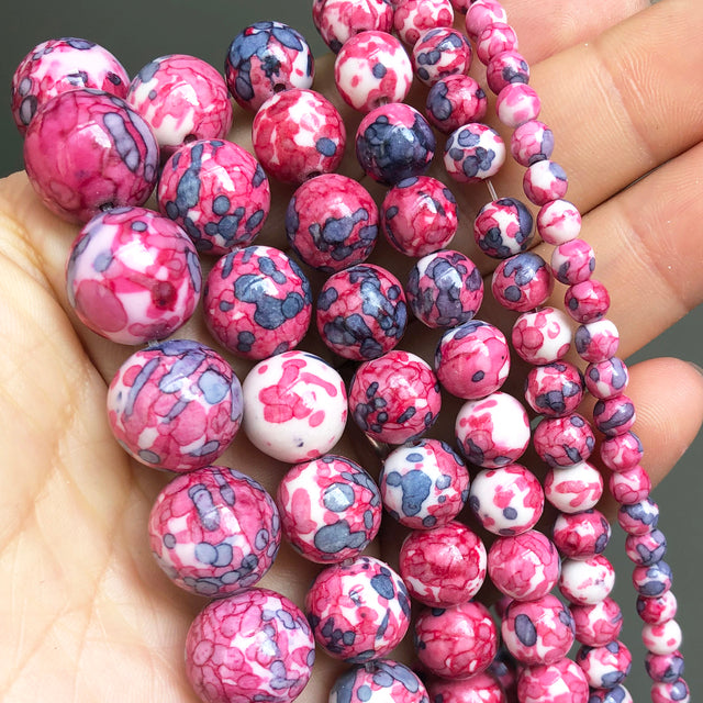 Red Coral Jades Agates Crystal Natural Stone Beads