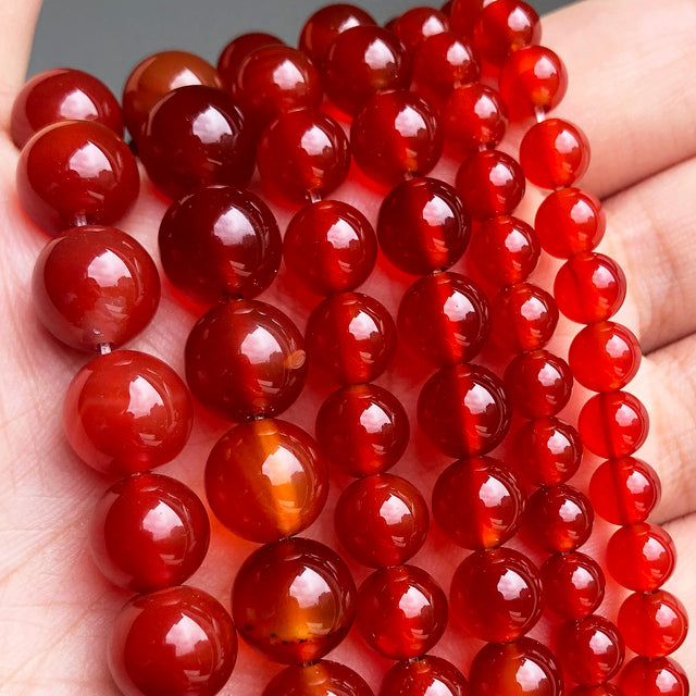 Red Coral Jades Agates Crystal Natural Stone Beads