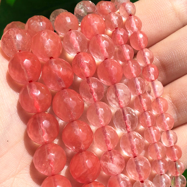 Red Coral Jades Agates Crystal Natural Stone Beads