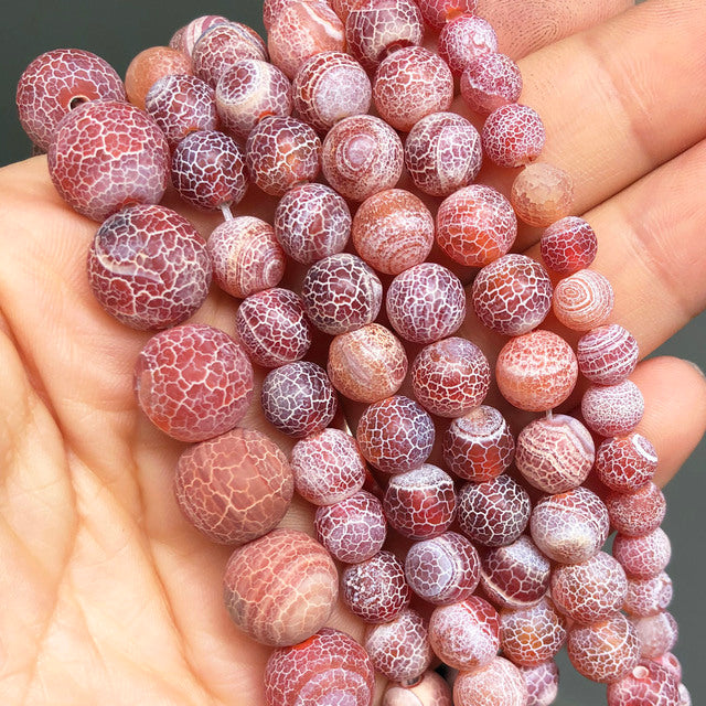 Red Coral Jades Agates Crystal Natural Stone Beads