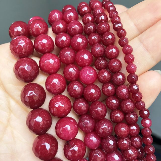 Red Coral Jades Agates Crystal Natural Stone Beads