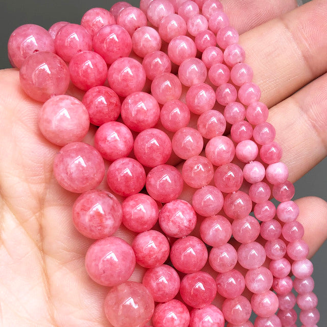 Red Coral Jades Agates Crystal Natural Stone Beads