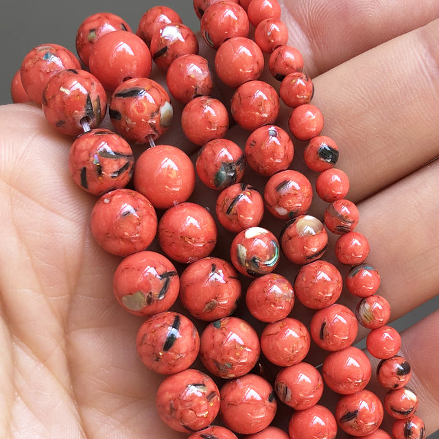 Red Coral Jades Agates Crystal Natural Stone Beads