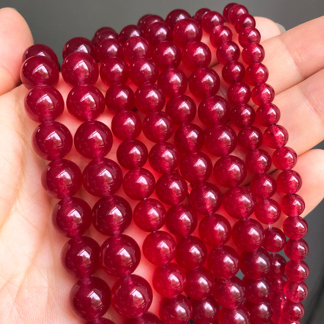 Red Coral Jades Agates Crystal Natural Stone Beads
