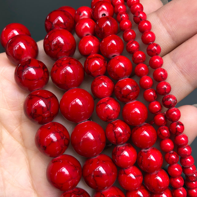 Red Coral Jades Agates Crystal Natural Stone Beads