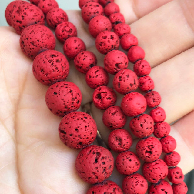 Red Coral Jades Agates Crystal Natural Stone Beads