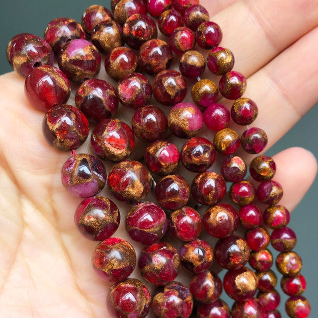 Red Coral Jades Agates Crystal Natural Stone Beads