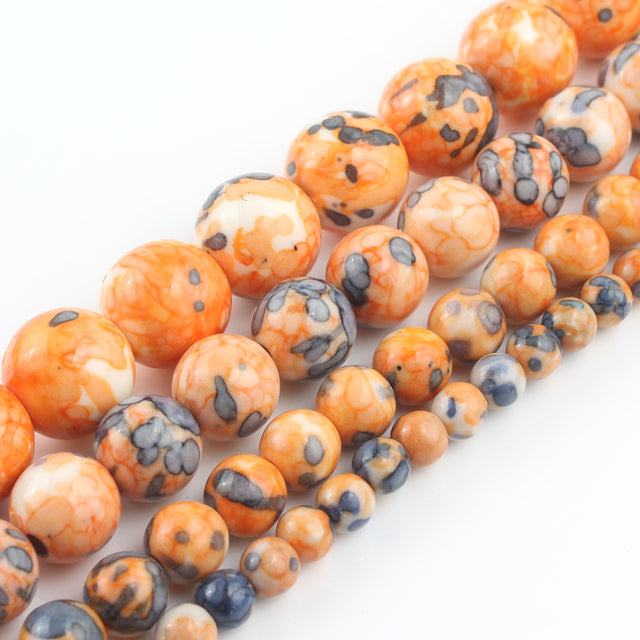 Natural Stone Beads Yellow Jades DIY Handmade Bracelet