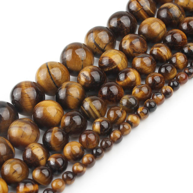 Natural Stone Beads Yellow Jades DIY Handmade Bracelet
