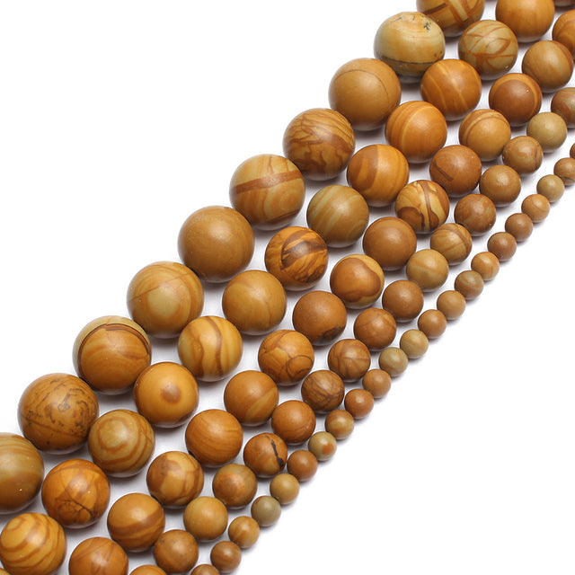 Natural Stone Beads Yellow Jades DIY Handmade Bracelet