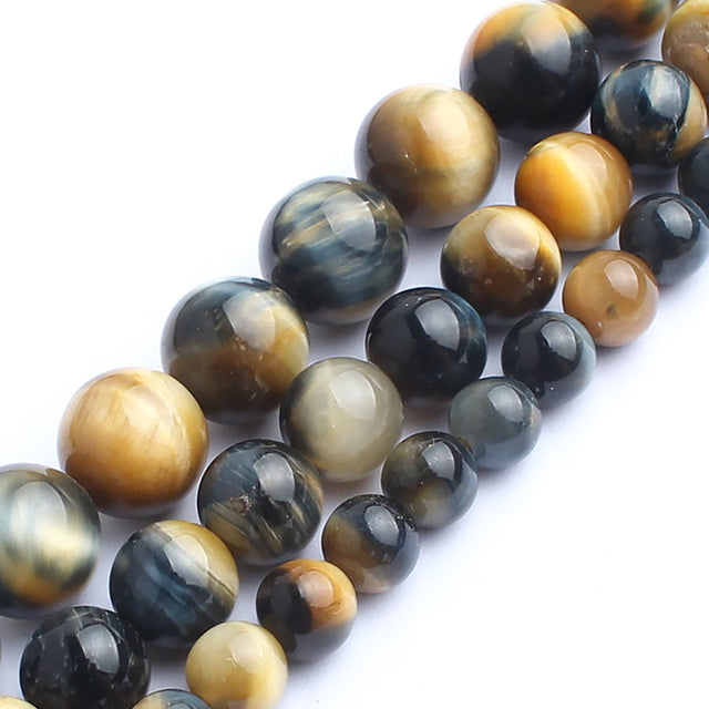 Natural Stone Beads Yellow Jades DIY Handmade Bracelet