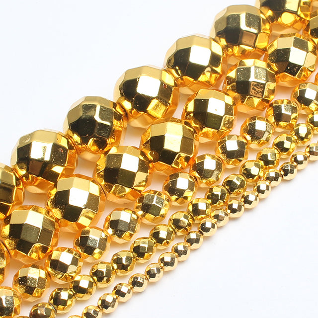 Natural Stone Beads Yellow Jades DIY Handmade Bracelet