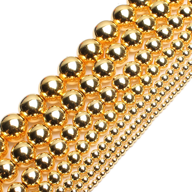 Natural Stone Beads Yellow Jades DIY Handmade Bracelet