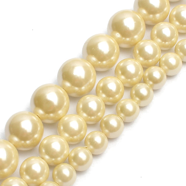Natural Stone Beads Yellow Jades DIY Handmade Bracelet