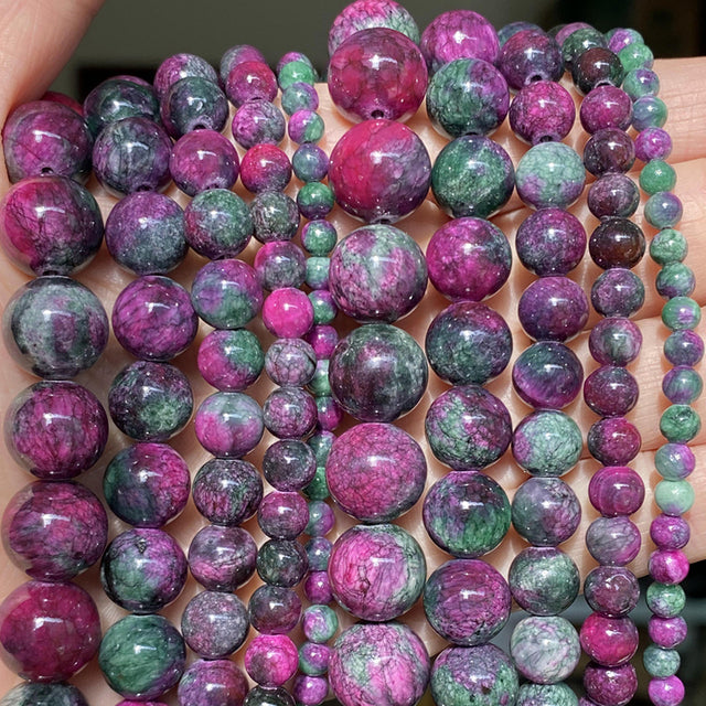 Natural Stone Beads Jades Round Beads For Jewelry