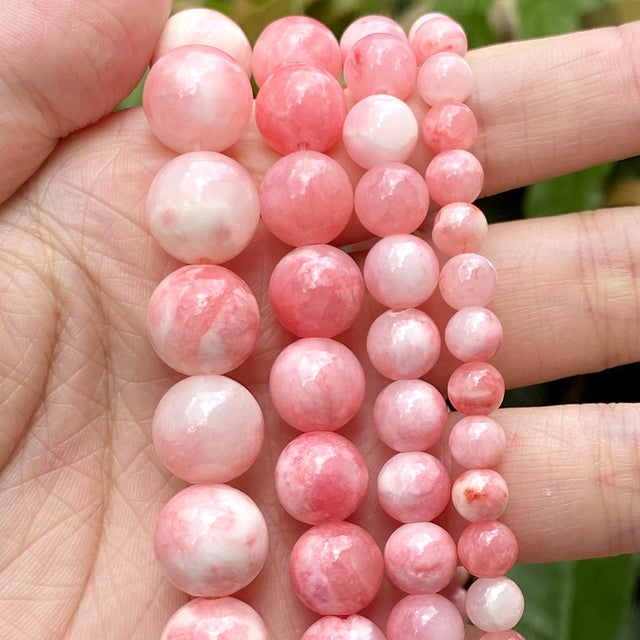 Natural Stone Beads Jades Round Beads For Jewelry